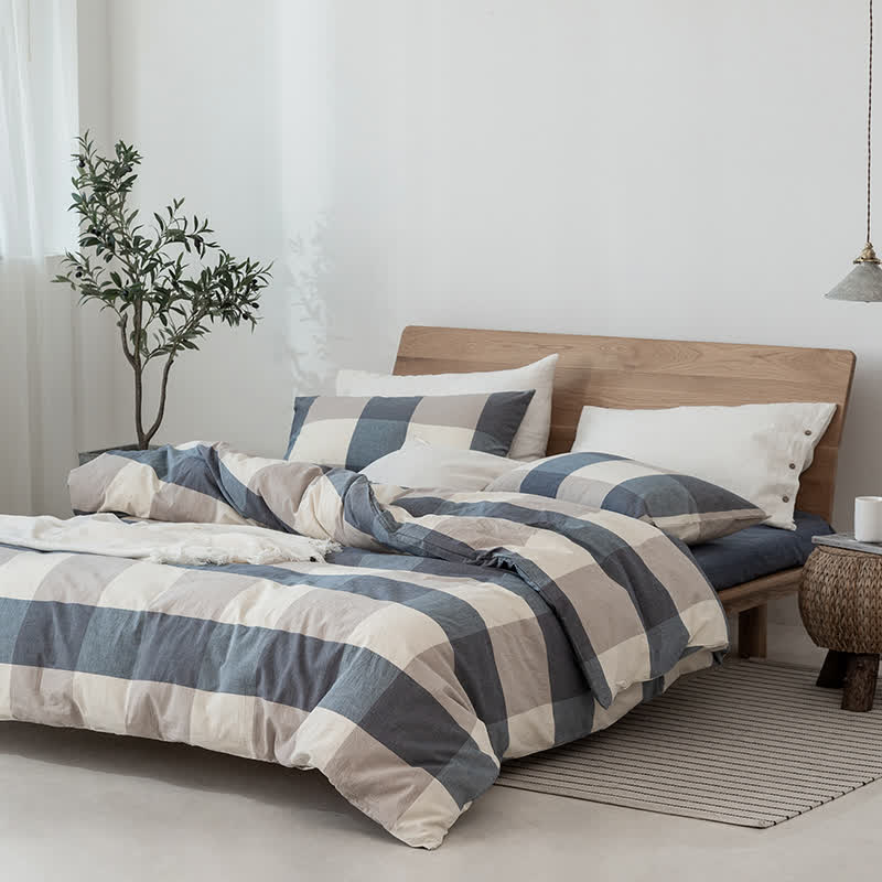 Simple Style Duvet Cover Dorm Bedding Set - image 7