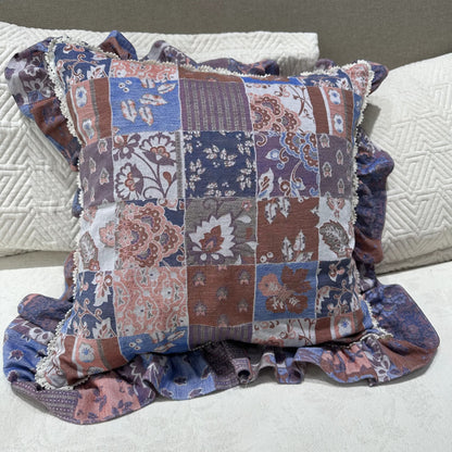 Vintage-Inspired Floral Accent Pillow - image 5