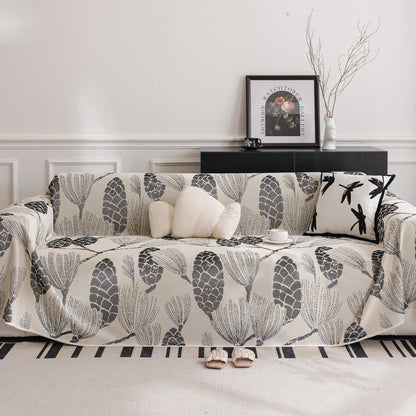 Pine Cone Ice Silk Sofa Protector - image 1