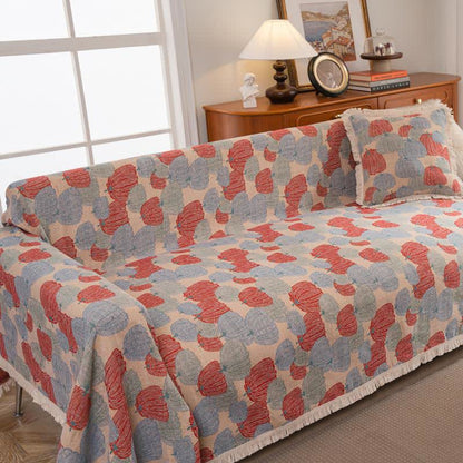 Vintage Jacquard Pumpkin Sofa Protector - image 4