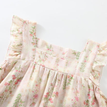 Pink Rose Padded Ruffle Sleeveless Nightwear - image 6