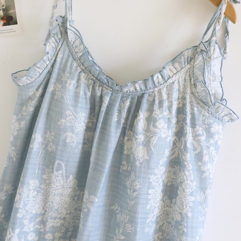 Rose Bow Cotton Padded Cami Nightdress - image 4