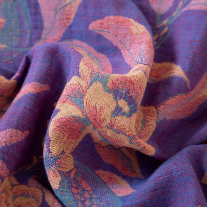 Oriental Style Peony Pomegranate Cotton Sleepwear - image 9