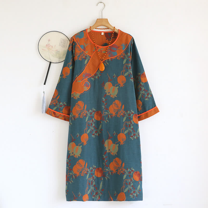 Pomegranate Pure Cotton Gauze Loose Nightdress - image 0