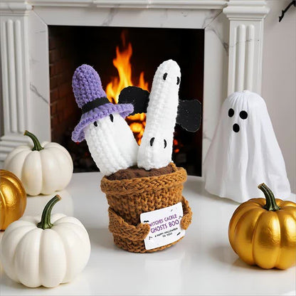 Halloween Crochet Potted Plant Ornament - image 8