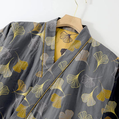 Ownkoti Ginkgo Cotton Gauze Kimono Loungewear Set - image 24