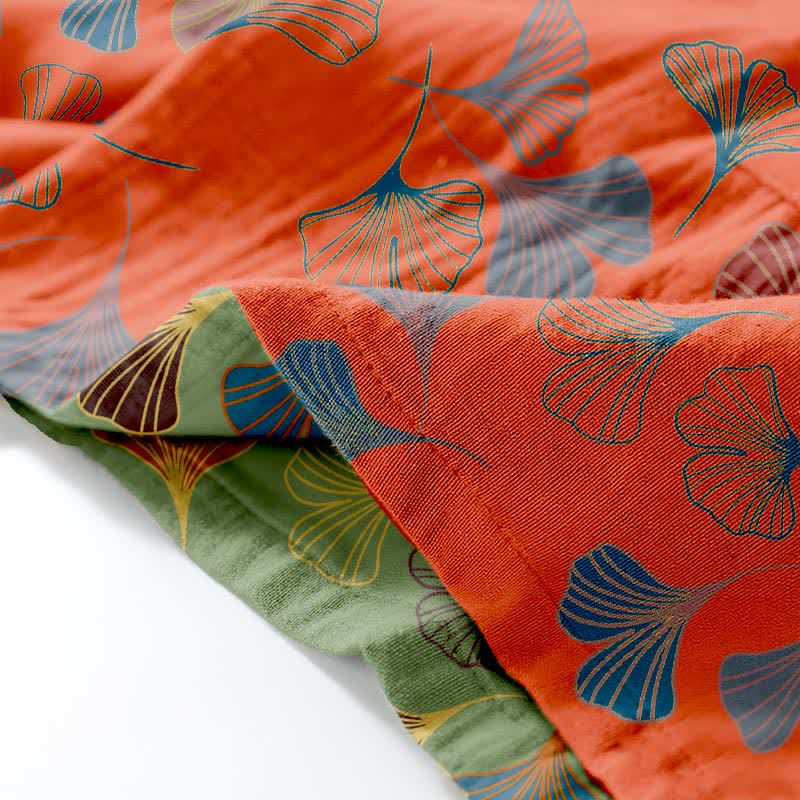 Ownkoti Ginkgo Cotton Gauze Kimono Loungewear Set - image 26