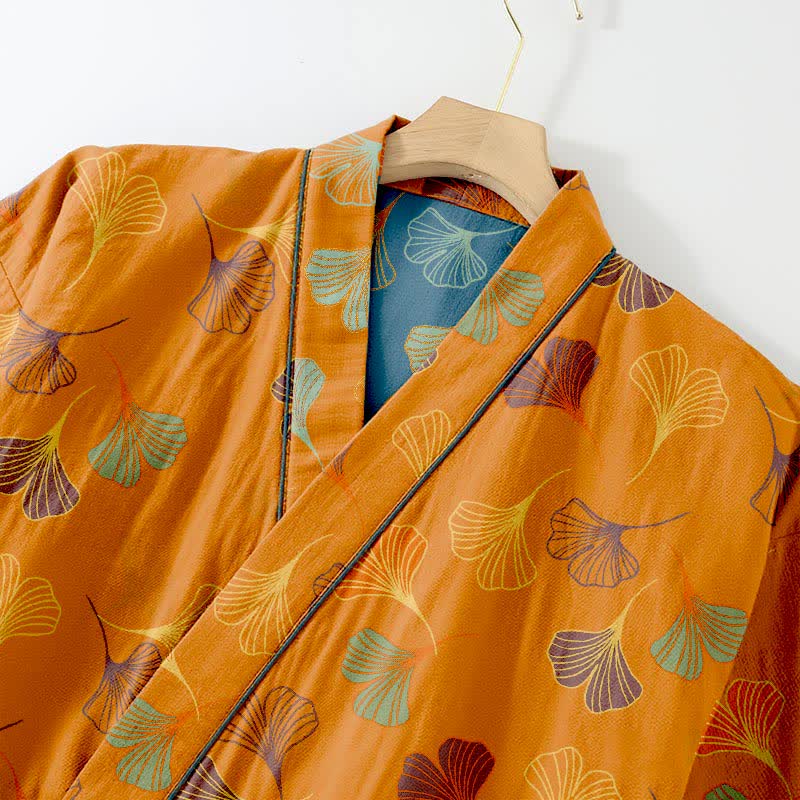 Ownkoti Ginkgo Cotton Gauze Kimono Loungewear Set - image 33