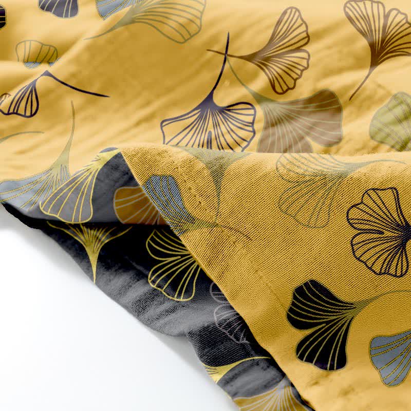 Ownkoti Ginkgo Cotton Gauze Kimono Loungewear Set - image 30