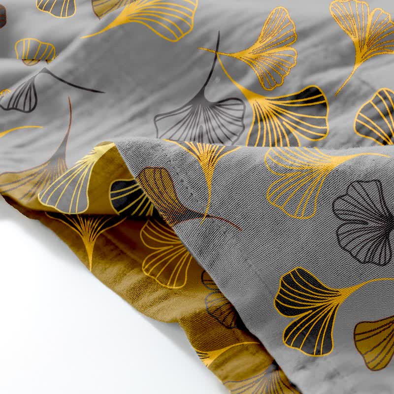 Ownkoti Ginkgo Cotton Gauze Kimono Loungewear Set - image 23