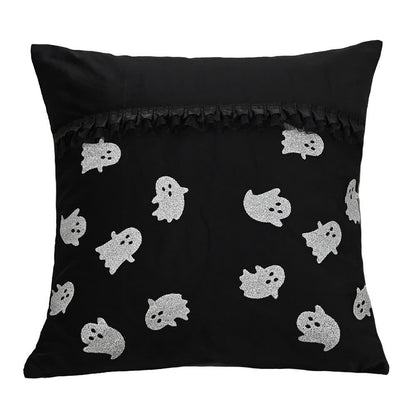 Halloween Element Decorative Pillow - C - Pillowcase with Core - 18" x 18" - image 8