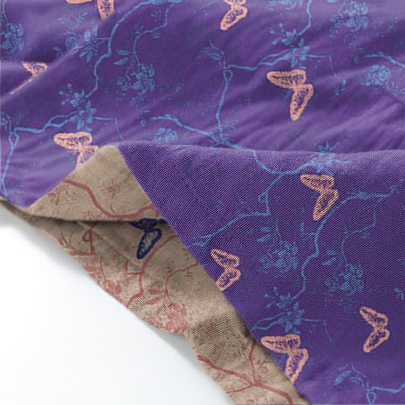 Butterfly Cotton Gauze Kimono Loungewear Set - image 3