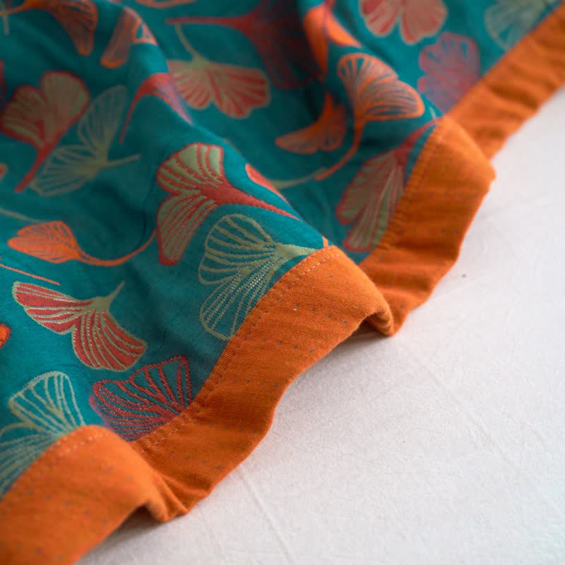 Ginkgo Biloba Organic Cotton Quilt - image 22