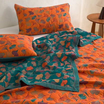 Ginkgo Biloba Organic Cotton Quilt - image 19