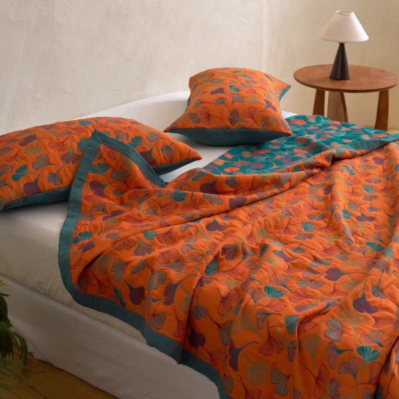 Ginkgo Biloba Organic Cotton Quilt - image 27
