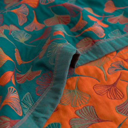 Ginkgo Biloba Organic Cotton Quilt - image 21