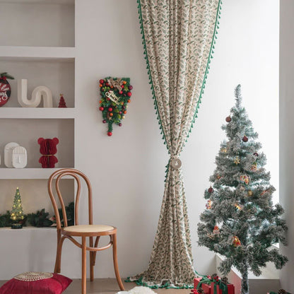 Pine Needle Berry Light Filtering Curtain - image 4