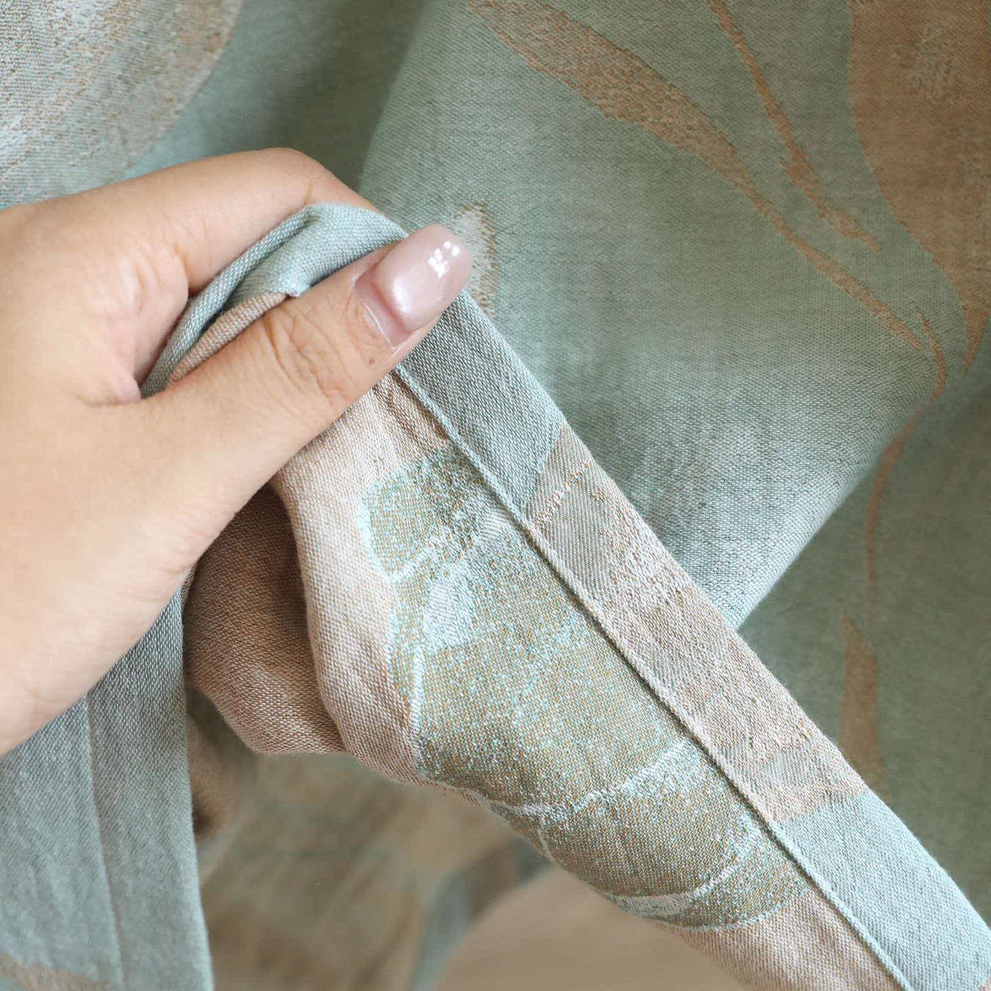 Tulip Natural Cotton Gauze Jacquard Nightdress - image 15