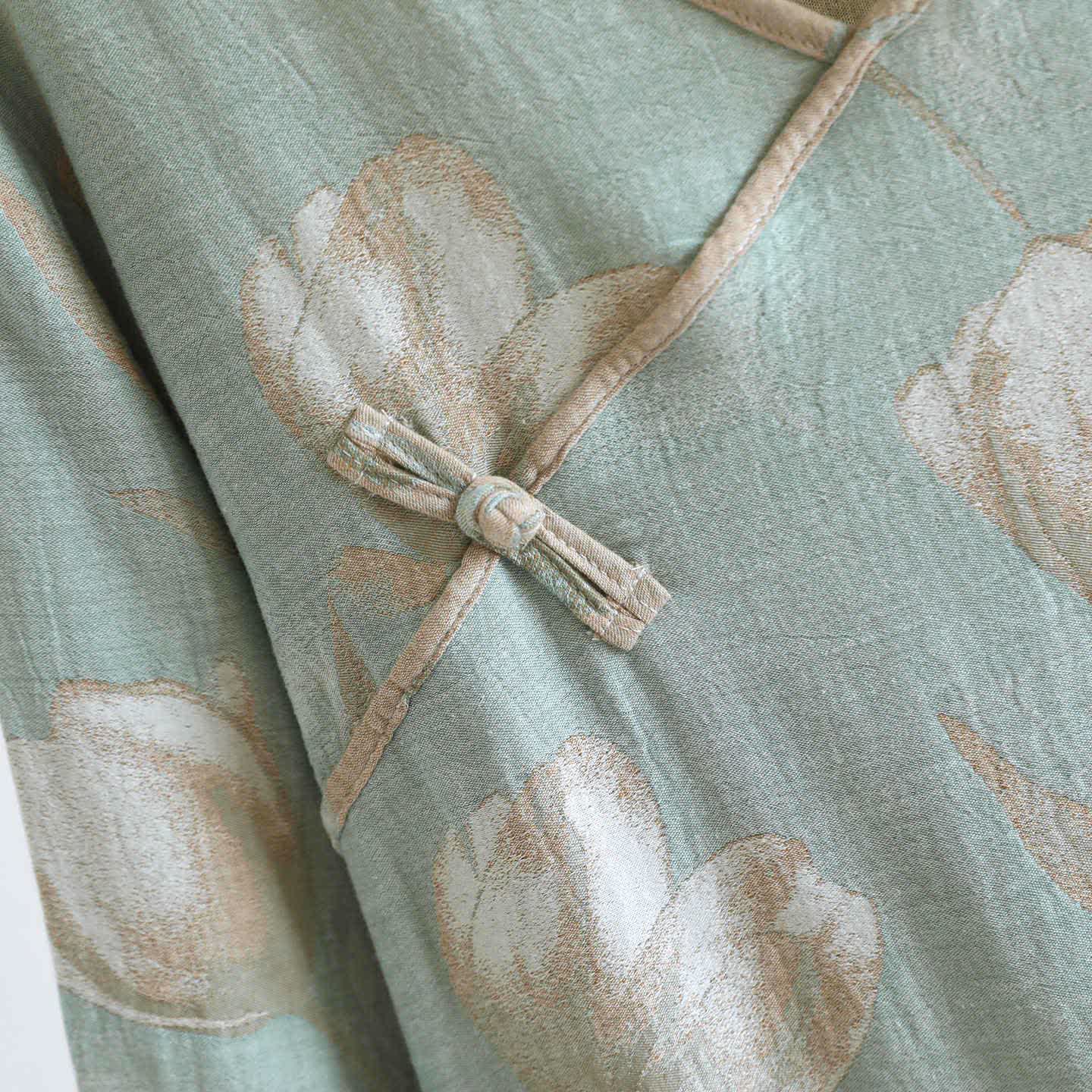 Tulip Natural Cotton Gauze Jacquard Nightdress - image 11