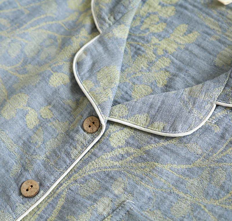 Elegant Floral Organic Cotton Loungewear Set - image 7