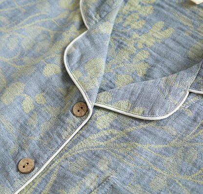 Elegant Floral Organic Cotton Loungewear Set - image 7