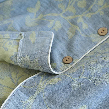 Elegant Floral Organic Cotton Loungewear Set - image 8