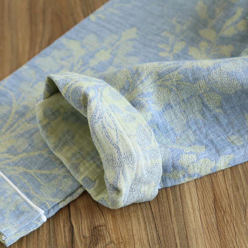 Elegant Floral Organic Cotton Loungewear Set - image 10