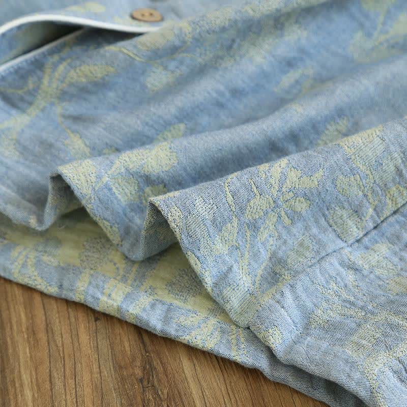 Elegant Floral Organic Cotton Loungewear Set - image 11