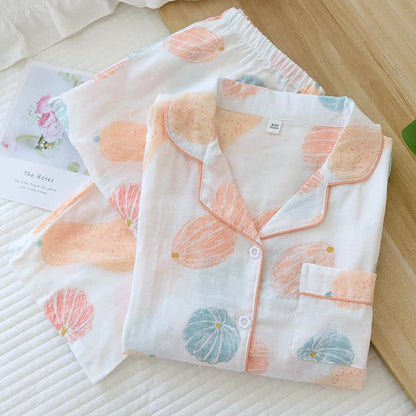 Pumpkin Organic Cotton Gauze Loungewear Set - image 3