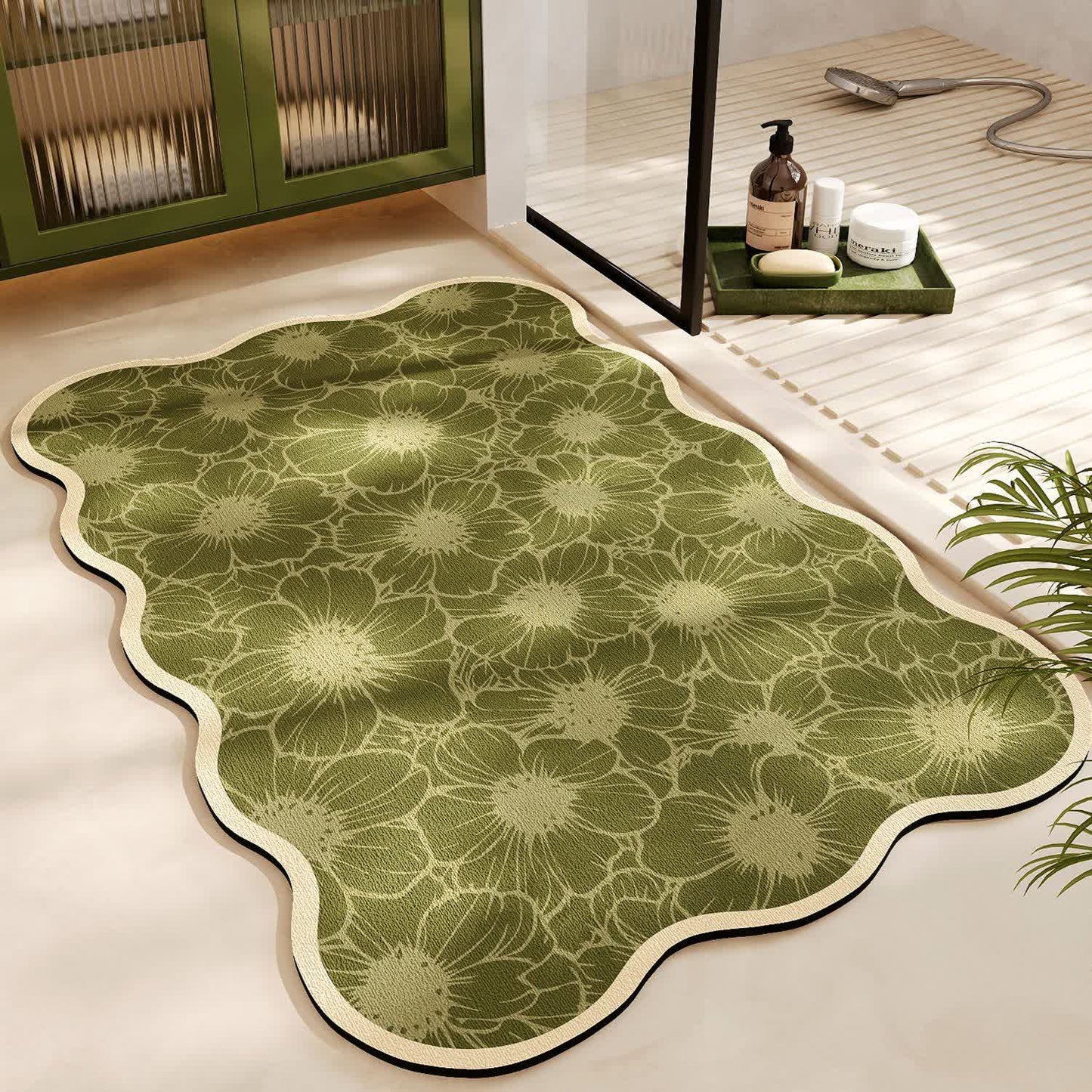 Refresh Rural Diatom Mud Quick-dry Bath Mat - B - 23" x 35" - image 2