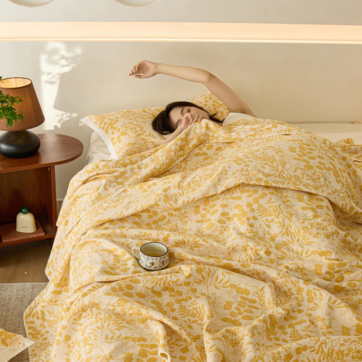 Ownkoti Soft Style Floral Cotton Gauze Quilt - image 16