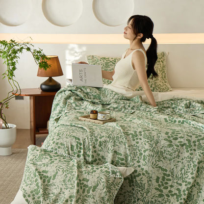 Ownkoti Soft Style Floral Cotton Gauze Quilt - image 22