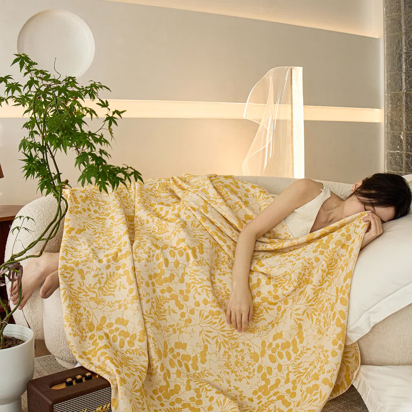 Ownkoti Soft Style Floral Cotton Gauze Quilt - image 18