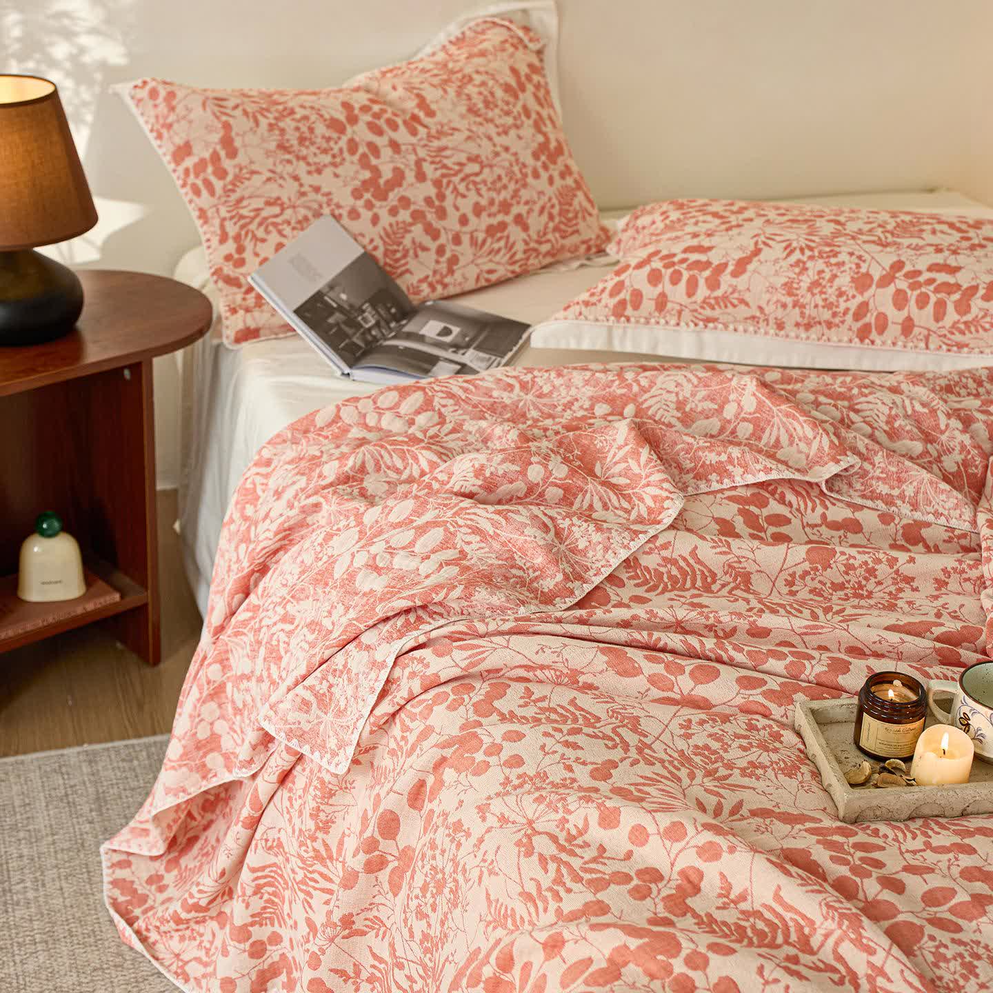 Ownkoti Soft Style Floral Cotton Gauze Quilt - image 10