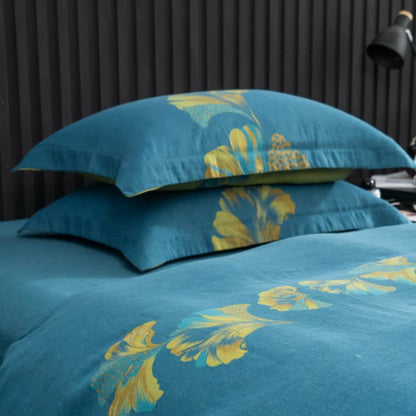 Ginkgo-inspired Cotton Gauze Bedding Set(4pcs) - image 5