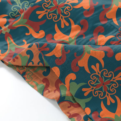 Ownkoti Geometric Pattern Cotton Kimono Loungewear Set - image 6