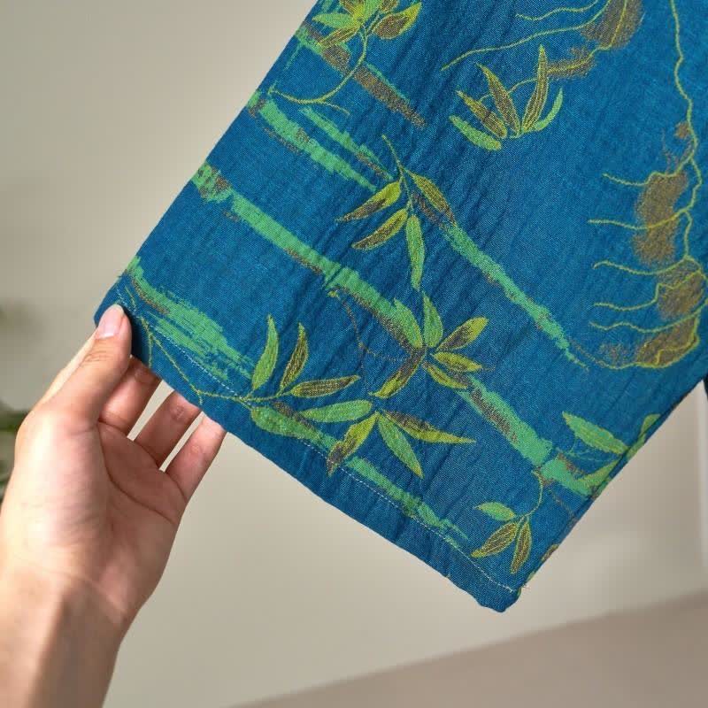 Bamboo Cotton Gauze Kimono Loungewear Set - image 16