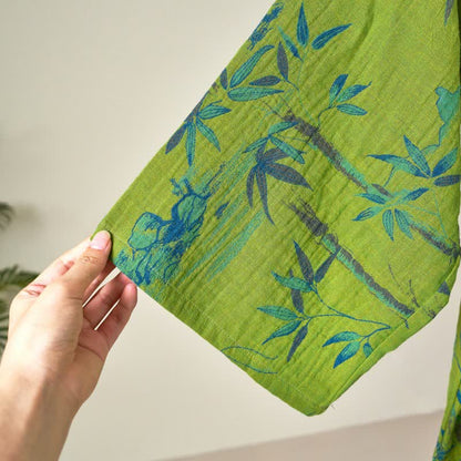 Bamboo Cotton Gauze Kimono Loungewear Set - image 8