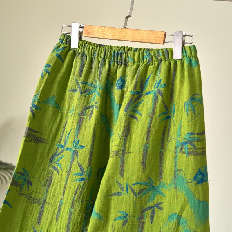 Bamboo Cotton Gauze Kimono Loungewear Set - image 11