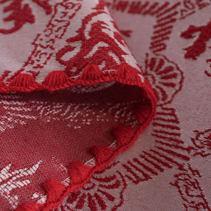 Ethnic Style Retro Pattern Jacquard Tablecloth - image 10