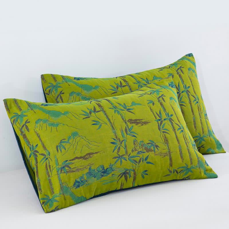 Bamboo Natural Cotton Reversible Quilt - image 18