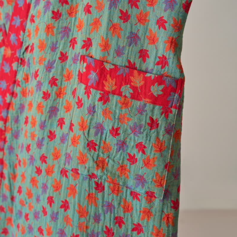 Maple Leaf Organic Cotton Kimono Robe - image 21