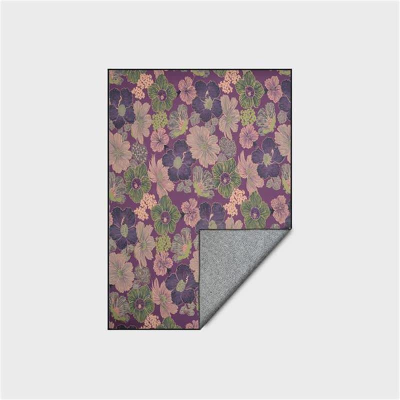 Vintage Botanical Foldable Anti-slip  Area Rug - image 5