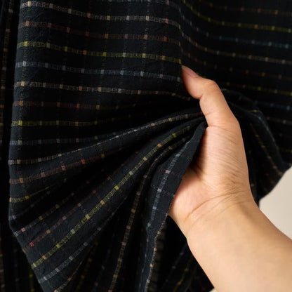 Plaid Organic Cotton Kimono Yukata Robe - image 8