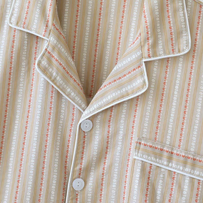 Matching Cotton Gauze Striped Loungewear Set - image 11