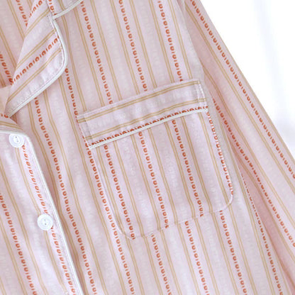 Matching Cotton Gauze Striped Loungewear Set - image 18