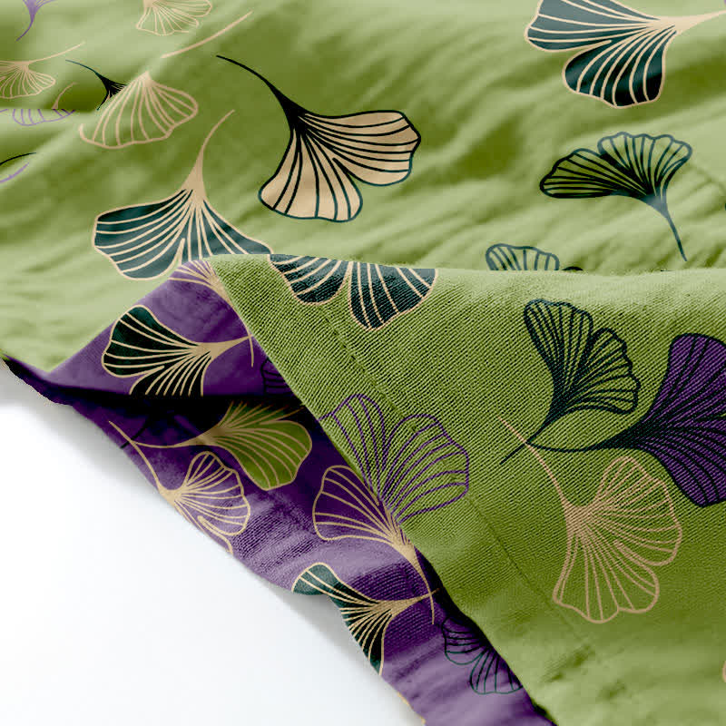 Ownkoti Ginkgo Cotton Gauze Kimono Loungewear Set - image 44