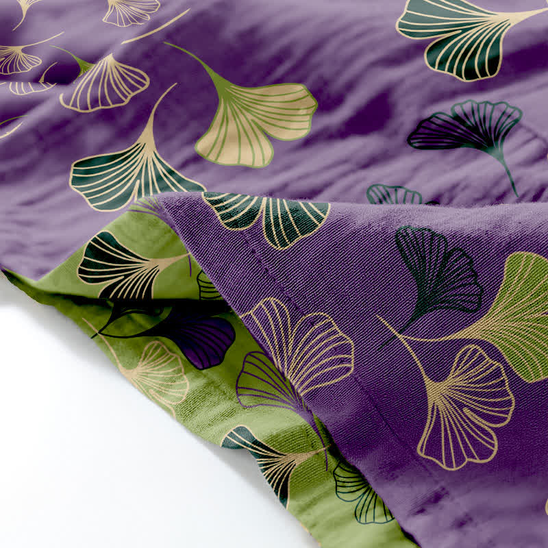 Ownkoti Ginkgo Cotton Gauze Kimono Loungewear Set - image 41