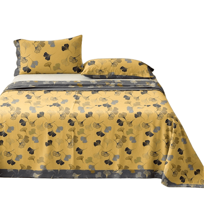Ginkgo Biloba Cotton Jacquard Sheet Bedspread - image 25