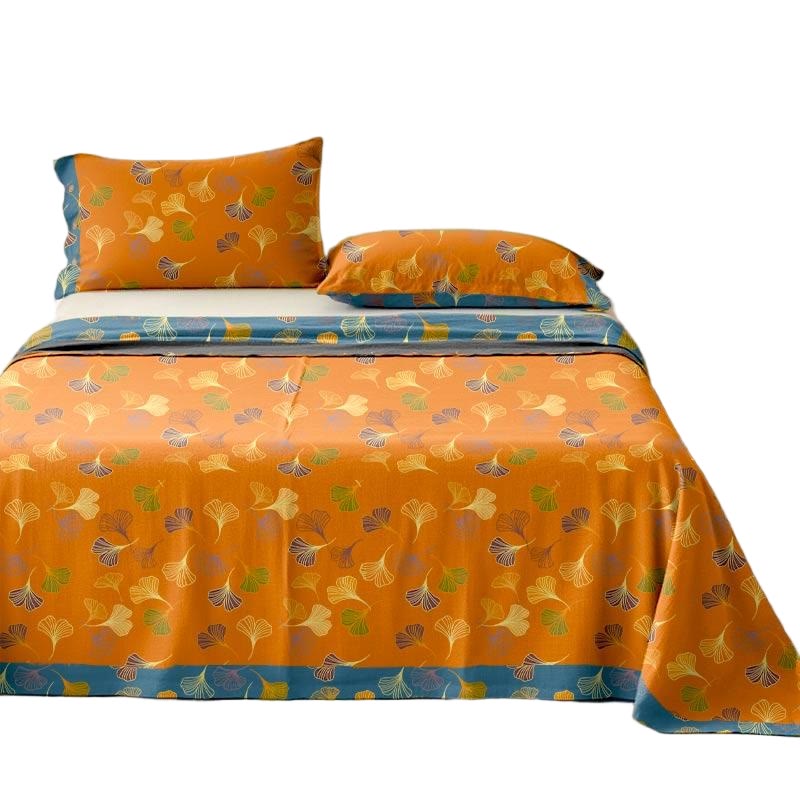 Ginkgo Biloba Cotton Jacquard Sheet Bedspread - image 27